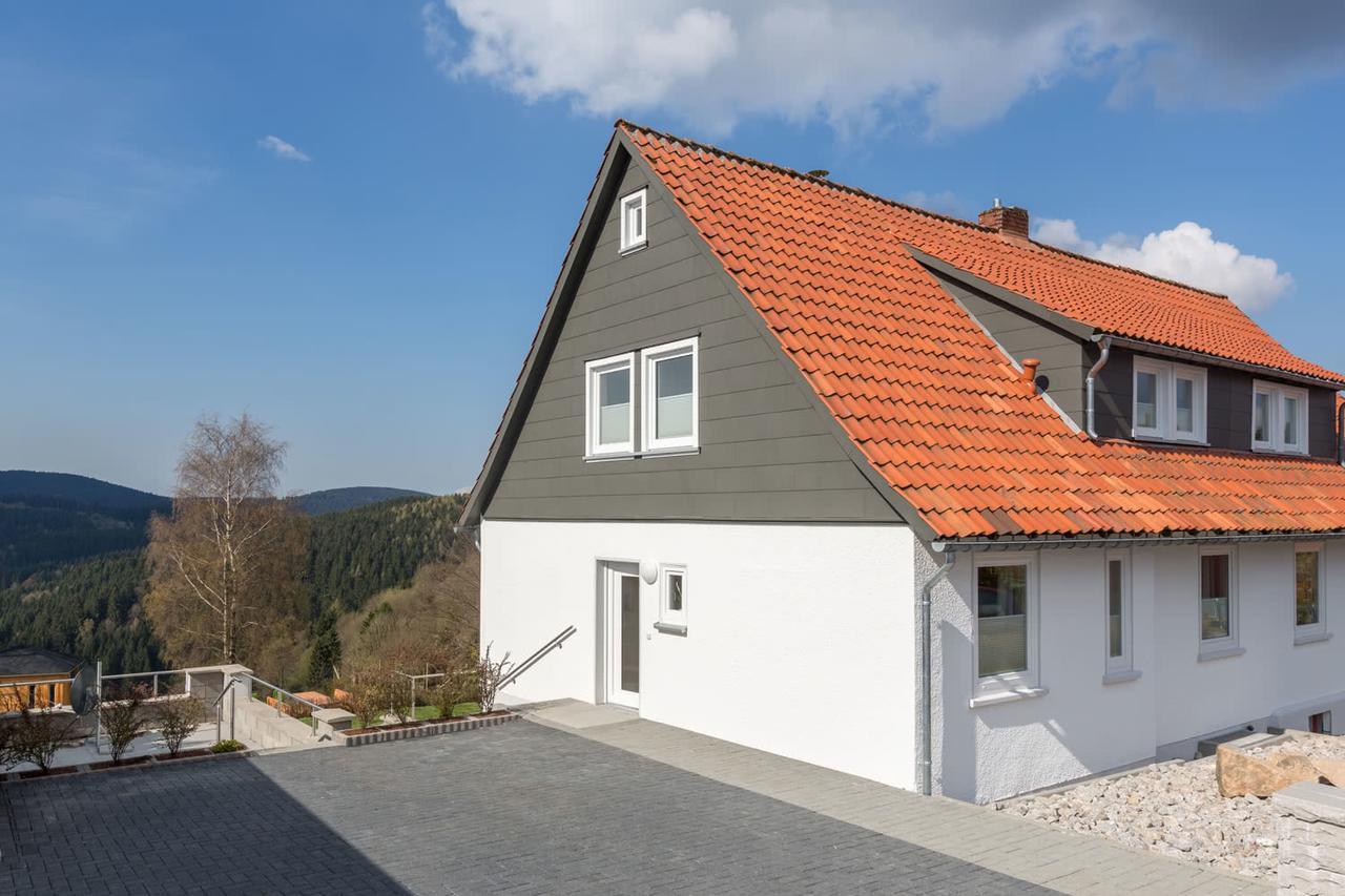 Landhaeuser Bergwiese - Ferienhaus Hoehenblick Sankt Andreasberg Buitenkant foto